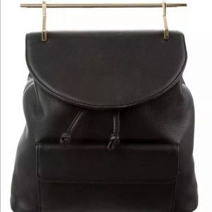 M2Malletier calfskin leather backpack